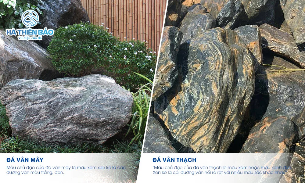 Cách nhận biết đá vân mây và đá vân thạch